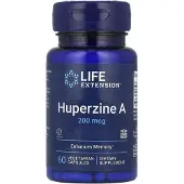 Life Extension Huperziini A, 200 mikrogrammaa - 60 kapselia