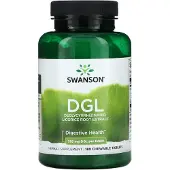 Swanson Health DGL, 385 mg - 180 purutablettia