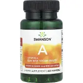 Swanson Health Vitamina A 3000 mcg (10000 IU) - 250 pehmytkapseliä