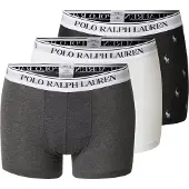 Ralph Lauren Classic Stretch-Cotton Trunk 3-Pack - Black - L