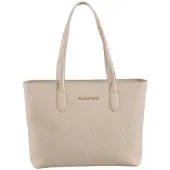 Valentino for woman. VBS8PG01 Pansy Shopper beige bag (OSFA), Casual, Polyurethane