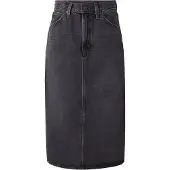 Levi's Hr Back Slit Skirt Wandering S - Black - 24