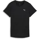 Puma Toiminnallinen paita 'Tad Essential' meleerattu musta / valkoinen