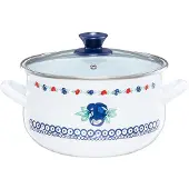 Hobby Hall Emaloitu kattila kannella, 2,9 l