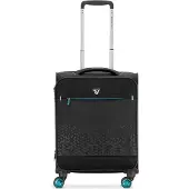 Roncato Crosslite 4-pyöräinen Käsimatkatavara S 55 cm Laajennettava Musta