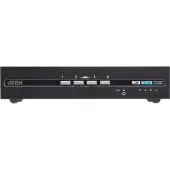 Aten – 4-Port USB - 4K DisplayPort Dual Display Secure KVM Switch (PSD PP V4.0 Compliant) (CS1144DP4-AT-G)