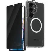 CARE by PanzerGlass | CARE by  Flagship 3-in-1 Privacy Bundle Samsung Galaxy S25 Ultra, Samsung, Samsung - Galaxy S25 Ultra, Asennus kuivana, Naarmuuntumis (CRRCHPUG38488)