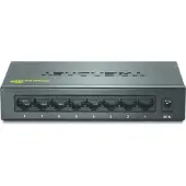 Trendnet GREENnet, Hallitsematon, Gigabit Ethernet (10/100/1000), Täysin kaksipuolinen (TEG-S82G)