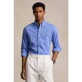 Ralph Lauren Custom Fit Stretch Poplin Shirt - Blue - S