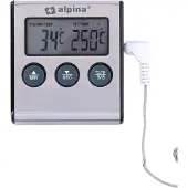 Alpina Digitaalinen Paistolämpömittari Ajastimella