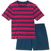 H.I.S. Lyhyt pyjama laivastonsininen / punainen