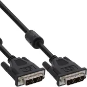 InLine DVI-D - DVI-D cable 3m black (17783)