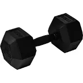 Master Fitness Nero Rubber Coated Hex, Hex hantlar - 17,5 kg