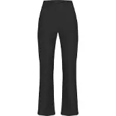 Röhnisch Women's Ribbed R Flare High waist Tight Black Urheiluhousut S