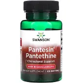 Swanson Health - Pantesin Pantetiini 300 mg, 60 kapselia