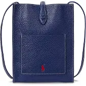 Ralph Lauren for woman. 427960562009 Polo Play navy leather crossbody bag (OSFA), Casual