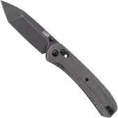 Knafs Co. Lander 2 -00407 Tanto S35VN, Black Micarta, pocket knife