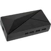 Silverstone CPL02-E, 8-porttinen ARGB-hubi, musta