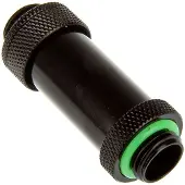 Bitspower Matt Black Dual G1/4" Adjustable Aqua Link Pipe II (41-69MM)