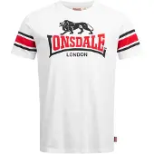 Lonsdale Paita 'Hempriggs' punainen / musta / valkoinen