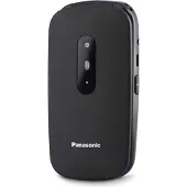 Panasonic KX-TU446 Flip-matkapuhelin vanhuksille iskunkestävä musta