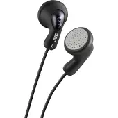 JVC Ha-f14 gumy in-ear headphones wired black