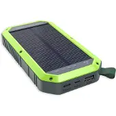 RealPower Powerbank PB-10000 Solar schwarz 10.000mAh (405379)