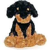 Teddykompaniet Dog, Brownblack - Black - 40 cm