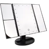 24hShop Valaistu meikkipeili - 24 valoa ja 4 eri peili