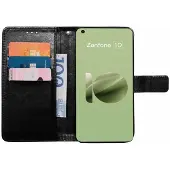CaseOnline Lompakkokotelo 3-kortti Asus Zenfone 10 - Musta