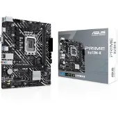 Asus Prime H610M-K, Intel, LGA 1700, Intel Celeron, Intel Core i3, Intel Core i5, Intel Core i7, Intel Core i9,..., DDR5-SDRAM, 96 GB, DIMM (90MB1GA0-M0EAY0)