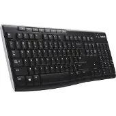 Logitech K270 tangentbord RF Trådlös QWERTY Svart