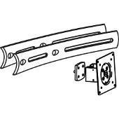 Ergotron Bow Upgrade Kit incl.two short extender and one middle pivot black for Serie DS100
