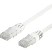 Deltaco – U/UTP Cat6 laitekaapeli, 0,3m, valkoinen (TP-603V)