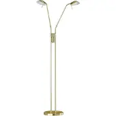 FISCHER&HONSEL GMBH Led lattiavalaisin Pool, himmennettävä, Messinki/kulta, Olohuone/ruokailutila, Metalli, Moderni