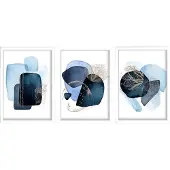 Wallxpert Jäljennös Abstract 3P3853NISCT-006