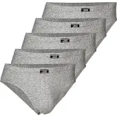 JBS 5-Pack Mini Slip Gots. - Grey - XL