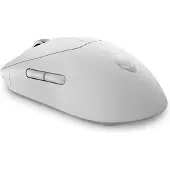 Dell Alienware Pro Wireless Gaming Mouse, Molempikätinen, Optinen, RF Wireless + USB Type-C, 26000 DPI, 0,25 ms, Valkoinen
