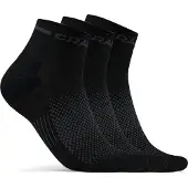 Craft Active Mid Sock 3-Pack - Black - 34-36