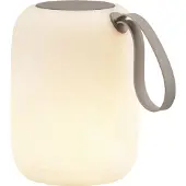 Villa Collection Hav LED-valo kaiuttimella kannettava Ø12,5 cm White-sand