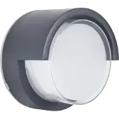 Forlight Led ulkoseinävalaisin Creu, Musta, Synteettinen materiaali, Moderni