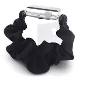SKALO Scrunchie-ranneke Apple Watch Series 7-9 41mm - Musta