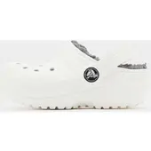 Crocs Classic Vuorelliset Pistokkaat, White/Grey, 19-20