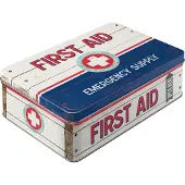 Nostalgic Art First Aid Blue Emergency Supply säilytyspurkki