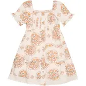 Levi's Mekko kastanjanruskea / pastellinvihreä / pastellioranssi / offwhite | 116 | girl