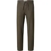 Selected 172 Brody Slim Tapered Fit Linen Chinohousut