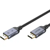 UNITEK C1628GY01-2M DisplayPort cable Black, Grey