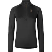 Johaug Women's Elemental Half Zip Black Pitkähihaiset urheilupaidat M