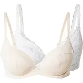 Dorina Rintaliivi 'Plunge' beige / valkoinen