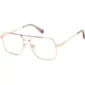 Polaroid PLD D554 55/16/145 Kulta vaaleanpunaiset metallikehykset UNISEX PLD D554